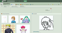 Desktop Screenshot of damesukekun.deviantart.com