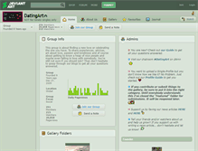 Tablet Screenshot of datingart.deviantart.com