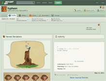 Tablet Screenshot of hypheen.deviantart.com