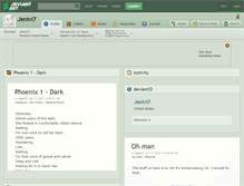 Tablet Screenshot of jenivi7.deviantart.com
