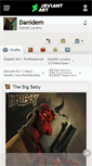 Mobile Screenshot of danidem.deviantart.com