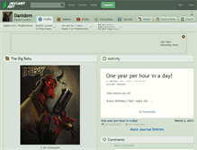 Tablet Screenshot of danidem.deviantart.com