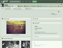 Tablet Screenshot of cisya.deviantart.com