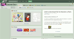 Desktop Screenshot of francouer-fans.deviantart.com