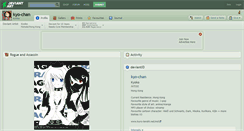 Desktop Screenshot of kyo-chan.deviantart.com