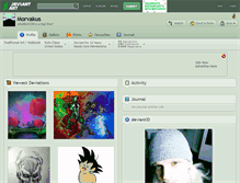 Tablet Screenshot of morvakus.deviantart.com