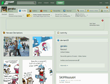Tablet Screenshot of gerako.deviantart.com