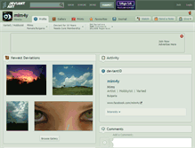 Tablet Screenshot of mim4y.deviantart.com