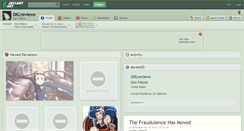 Desktop Screenshot of dklreviews.deviantart.com