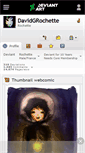 Mobile Screenshot of davidgrochette.deviantart.com