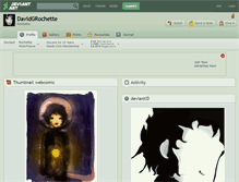 Tablet Screenshot of davidgrochette.deviantart.com