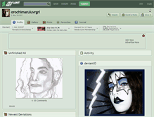 Tablet Screenshot of orochimaruluvrgrl.deviantart.com