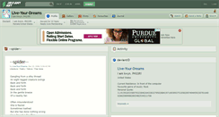 Desktop Screenshot of live-your-dreams.deviantart.com