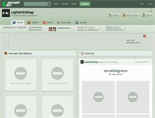 Tablet Screenshot of captainkidnap.deviantart.com
