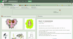 Desktop Screenshot of poisonroseivy.deviantart.com