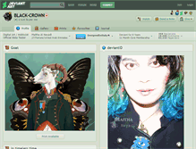 Tablet Screenshot of black-crown.deviantart.com