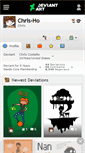 Mobile Screenshot of chris-ho.deviantart.com