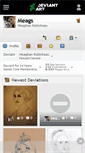 Mobile Screenshot of meags.deviantart.com