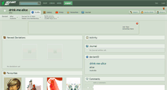 Desktop Screenshot of drink-me-alice.deviantart.com