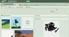 Desktop Screenshot of neroticsomething.deviantart.com