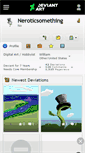 Mobile Screenshot of neroticsomething.deviantart.com