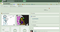 Desktop Screenshot of lulu2sonadow.deviantart.com