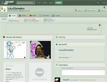 Tablet Screenshot of lulu2sonadow.deviantart.com