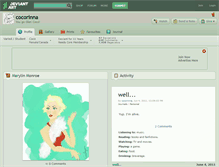 Tablet Screenshot of cocorinna.deviantart.com