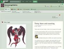 Tablet Screenshot of demonangelsakina.deviantart.com