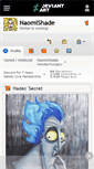 Mobile Screenshot of naomishade.deviantart.com