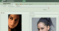 Desktop Screenshot of modelcandydoll.deviantart.com