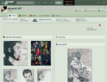 Tablet Screenshot of edward1307.deviantart.com