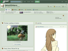 Tablet Screenshot of katsumishiokawa.deviantart.com