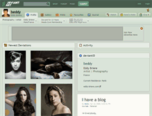Tablet Screenshot of beddy.deviantart.com