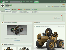 Tablet Screenshot of cutangus.deviantart.com