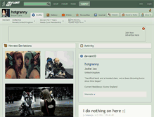 Tablet Screenshot of hotgranny.deviantart.com