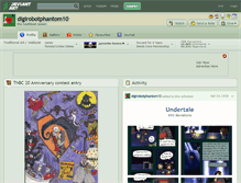 Tablet Screenshot of digirobotphantom10.deviantart.com