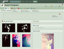 Tablet Screenshot of boudoir-photography.deviantart.com