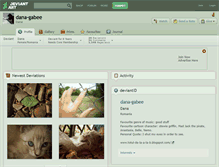 Tablet Screenshot of dana-gabee.deviantart.com