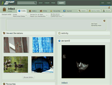 Tablet Screenshot of infect.deviantart.com