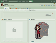 Tablet Screenshot of esiano.deviantart.com