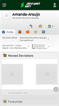 Mobile Screenshot of amanda-araujo.deviantart.com