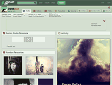 Tablet Screenshot of darst.deviantart.com