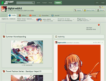 Tablet Screenshot of digital-addict.deviantart.com