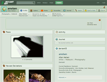 Tablet Screenshot of amelsen.deviantart.com