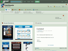 Tablet Screenshot of italoeduardo.deviantart.com