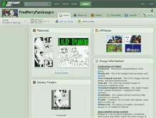 Tablet Screenshot of fredperryfangroup.deviantart.com