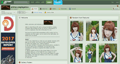 Desktop Screenshot of anime-cosplayers.deviantart.com