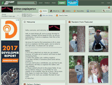 Tablet Screenshot of anime-cosplayers.deviantart.com