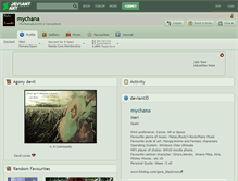 Tablet Screenshot of mychana.deviantart.com